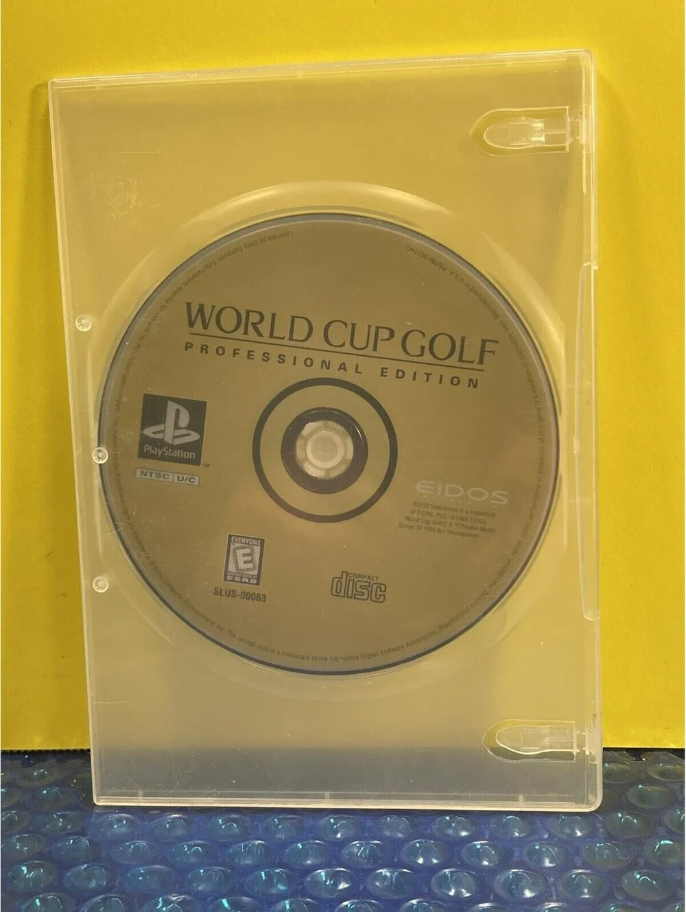 World Cup Golf Professional Edition (Sony Playstation 1, 1996) PS1 Game TESTED!!